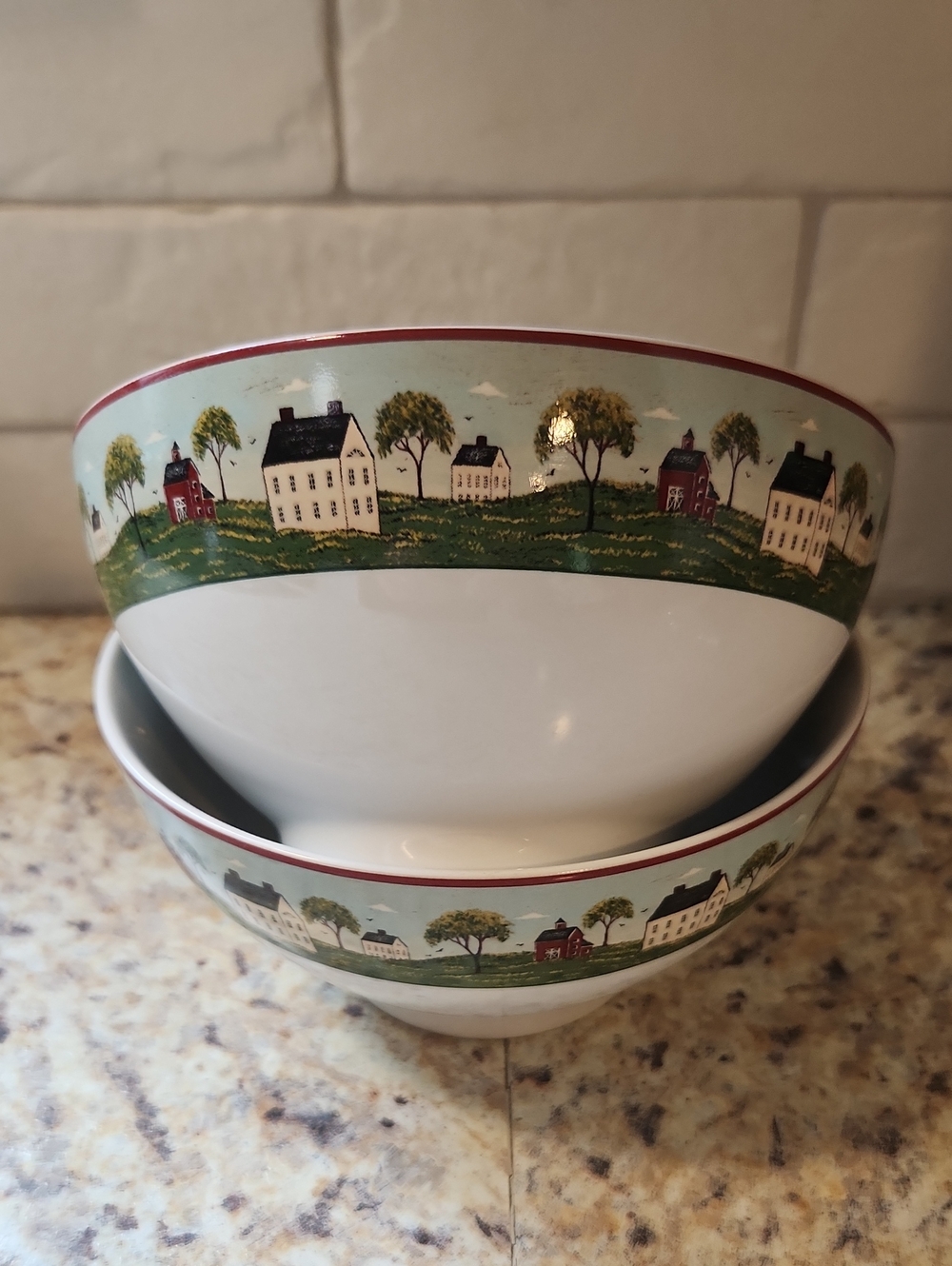 Warren Kimble Country Life Cereal Bowls Set Of 2